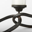 Mercana Quito Black Metal Chain-Link Five Candle Table Candle Holder Clearance