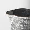 Mercana Serena Small Gray/White Textured Metal Jug Clearance