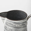 Mercana Serena Small Gray/White Textured Metal Jug Clearance