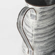 Mercana Serena Small Gray/White Textured Metal Jug Clearance