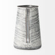 Mercana Serena Small Gray/White Textured Metal Jug Clearance