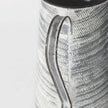 Mercana Serena Small Gray/White Textured Metal Jug Clearance