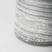 Mercana Serena Small Gray/White Textured Metal Jug Clearance