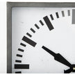Mercana Felix Gray Metal Square Table Clock Clearance