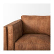 Mercana Brooks Three Seater Sofa W/ Medium Brown Wooden Legs