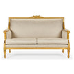 Jonathan Charles Versailles Gold Leaf Two-Seater Sofa ( 495426-GIL-F200 )
