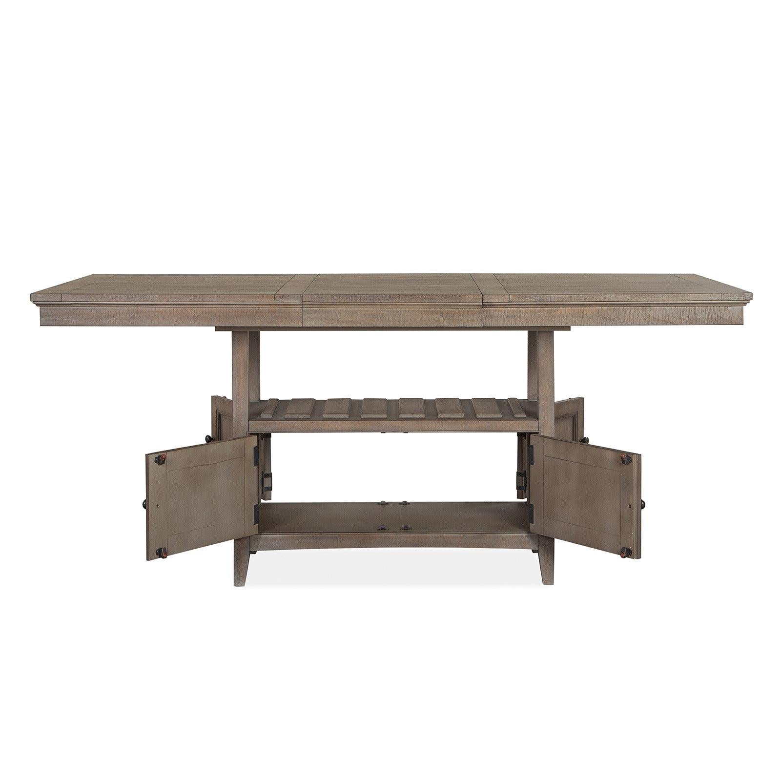 Magnussen Home Paxton Place Dovetail Grey Extendable Counter Height Dining Table
