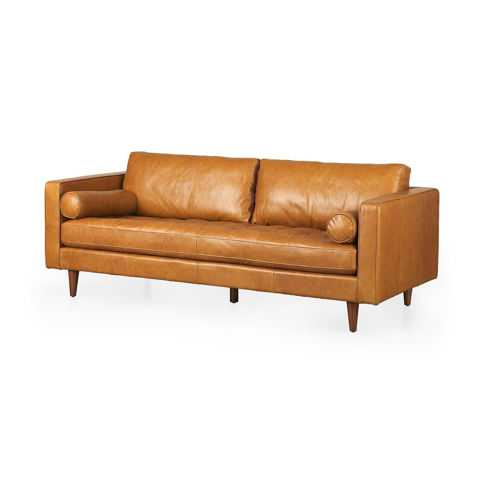 Mercana Svend Leather Sofa Clearance