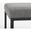 Mercana Frodo Gray Fabric Seat W/Black Iron Frame Counter Stool Clearance