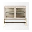 Mercana Arelius Glass Doors Accent Cabinet