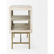 Mercana Arelius Glass Doors Accent Cabinet