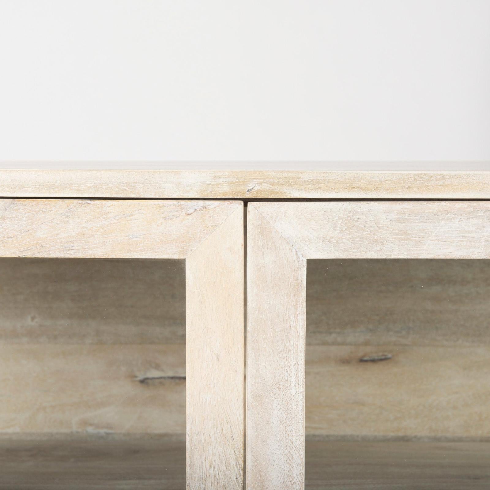 Mercana Arelius Glass Doors Accent Cabinet