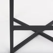 Mercana Frodo Gray Fabric Seat W/Black Iron Frame Counter Stool Clearance