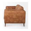 Mercana Brooks Three Seater Sofa W/ Medium Brown Wooden Legs
