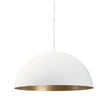Mercana Juniper Round White Dome Pendant Light