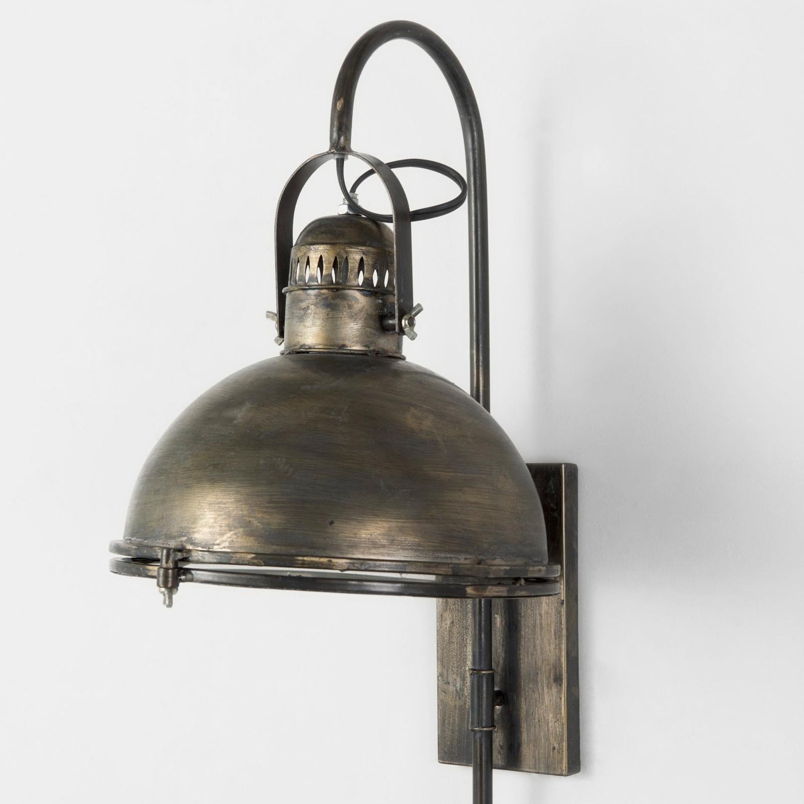 Mercana Tazb Metal Conical Shade Wall Sconce