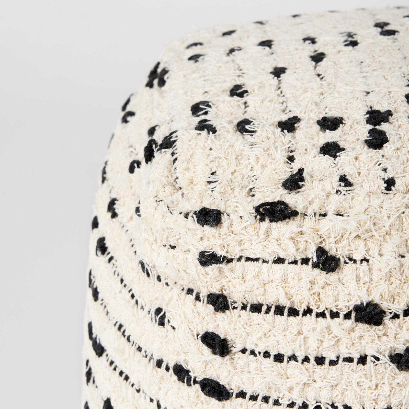 Mercana Aarohi Cotton Patterned Pouf