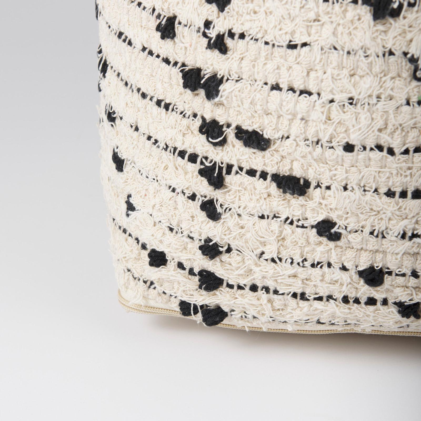 Mercana Aarohi Cotton Patterned Pouf