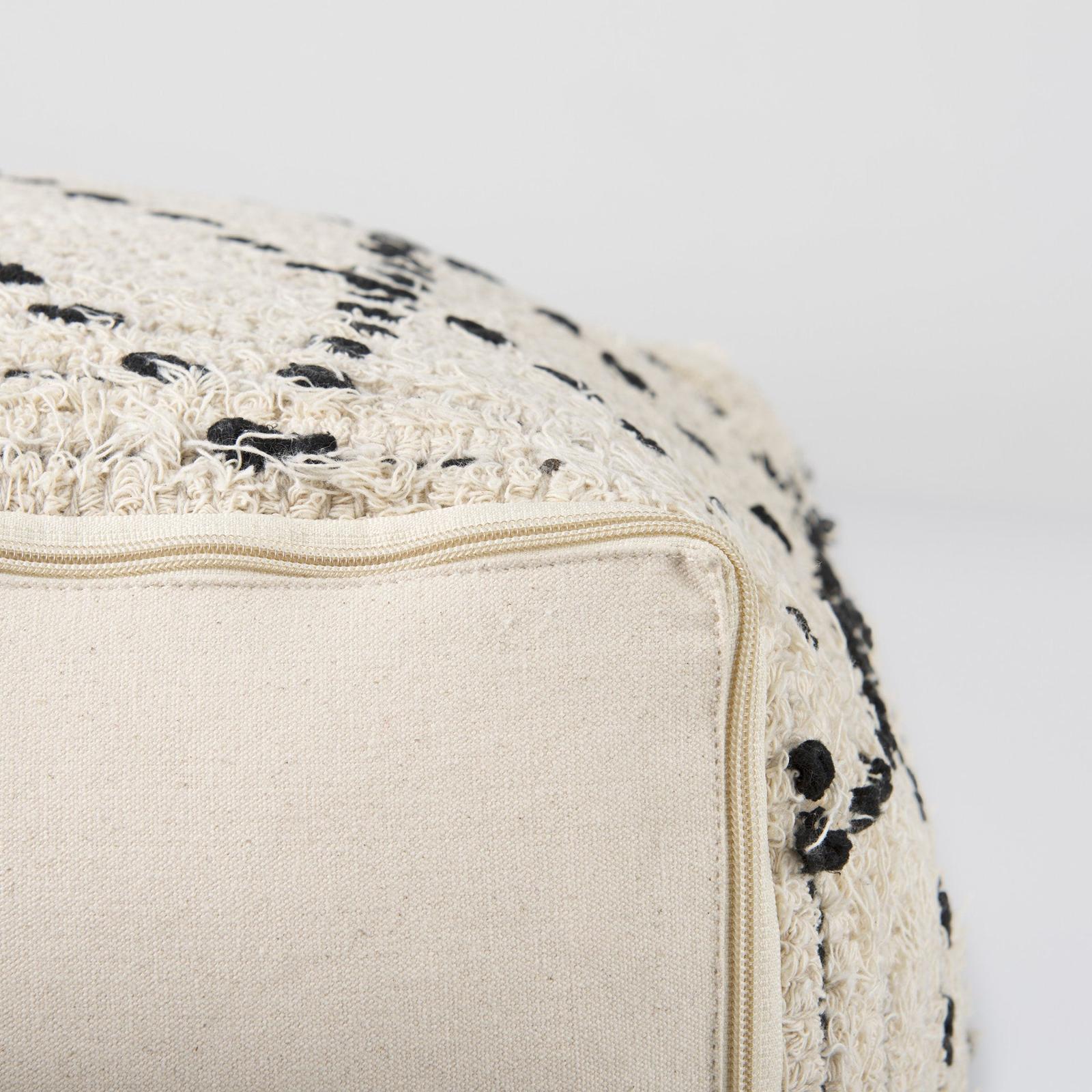Mercana Aarohi Cotton Patterned Pouf