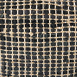 Mercana Aalia Leather and Jute Pouf