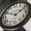 Mercana Taxz Metallic Brown Metal Hanging Table Clock