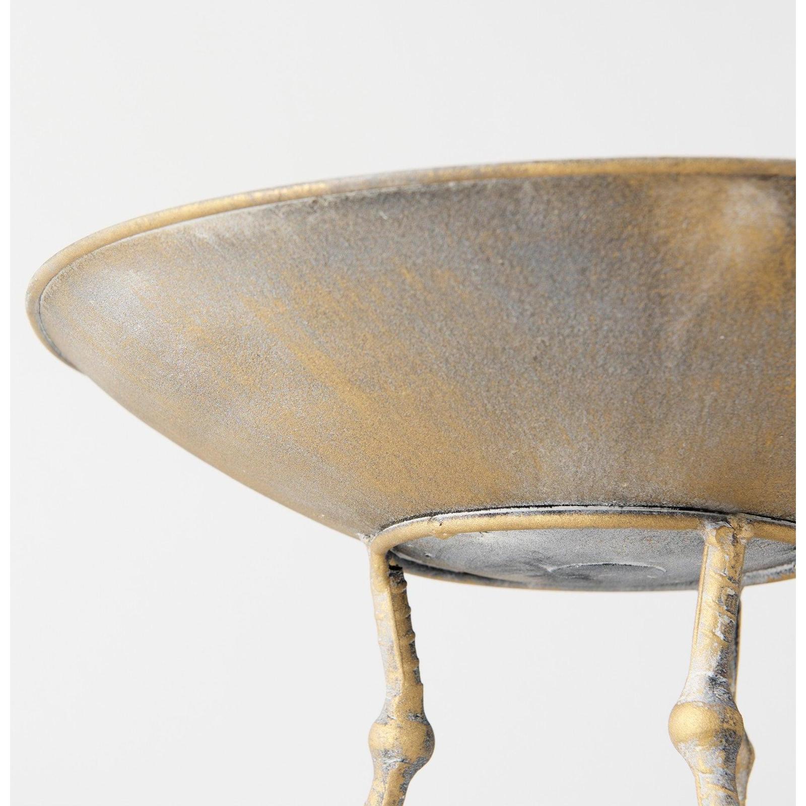Mercana Chadwick Gold Metal Webbed Feet Bowl
