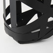 Mercana Tyrell Black Iron Metal Baskets-Set of 2