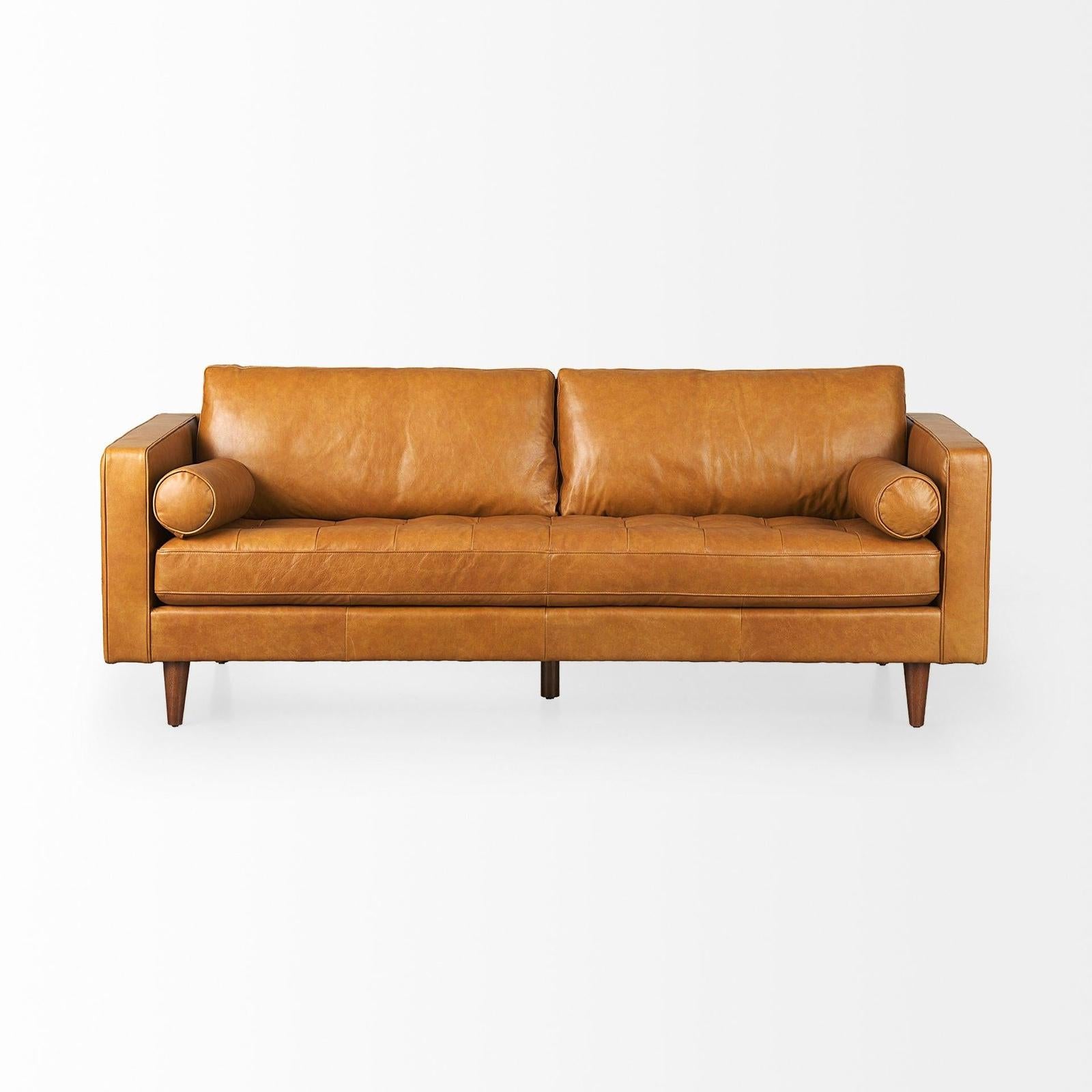 Mercana Svend Leather Sofa Clearance