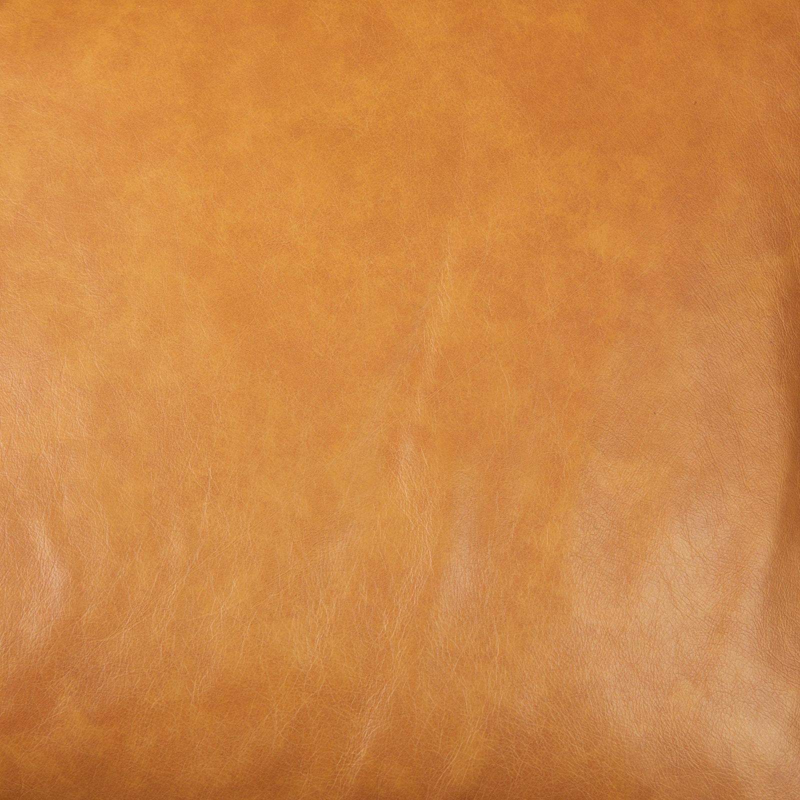 Mercana D'Arcy Tan Leather Chaise Sectional Clearance