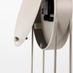 Mercana Aurus Matte Gray Metal Table Clock