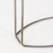 Mercana Aurus Matte Gray Metal Table Clock