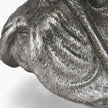 Mercana Bruno Silver American Bulldog Bookends- Set of 2