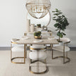 Mercana Chiron Gold Metal Globe Six Bulb Chandelier Clearance