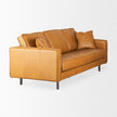 Mercana D'Arcy Tan Leather Sofa Clearance