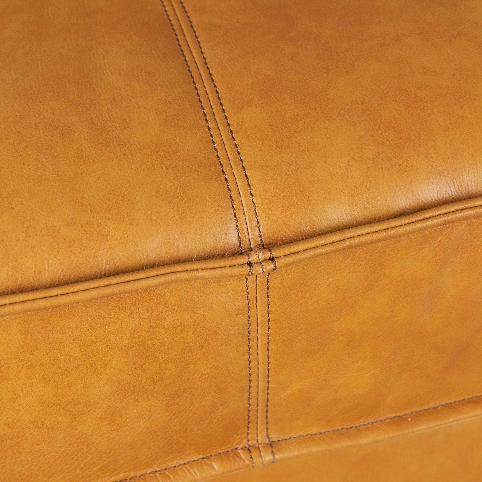 Mercana D'Arcy Tan Leather Sofa Clearance
