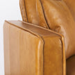 Mercana D'Arcy Tan Leather Love Seat Clearance