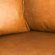 Mercana D'Arcy Tan Leather Love Seat Clearance