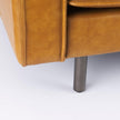 Mercana D'Arcy Tan Leather Love Seat Clearance