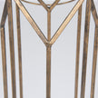 Mercana Ivy Gold Metal Geometric Cage Candle Holder Lantern Clearance