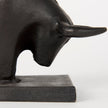 Mercana Taurus Black Cast Aluminum Bull Bookends- Set of 2
