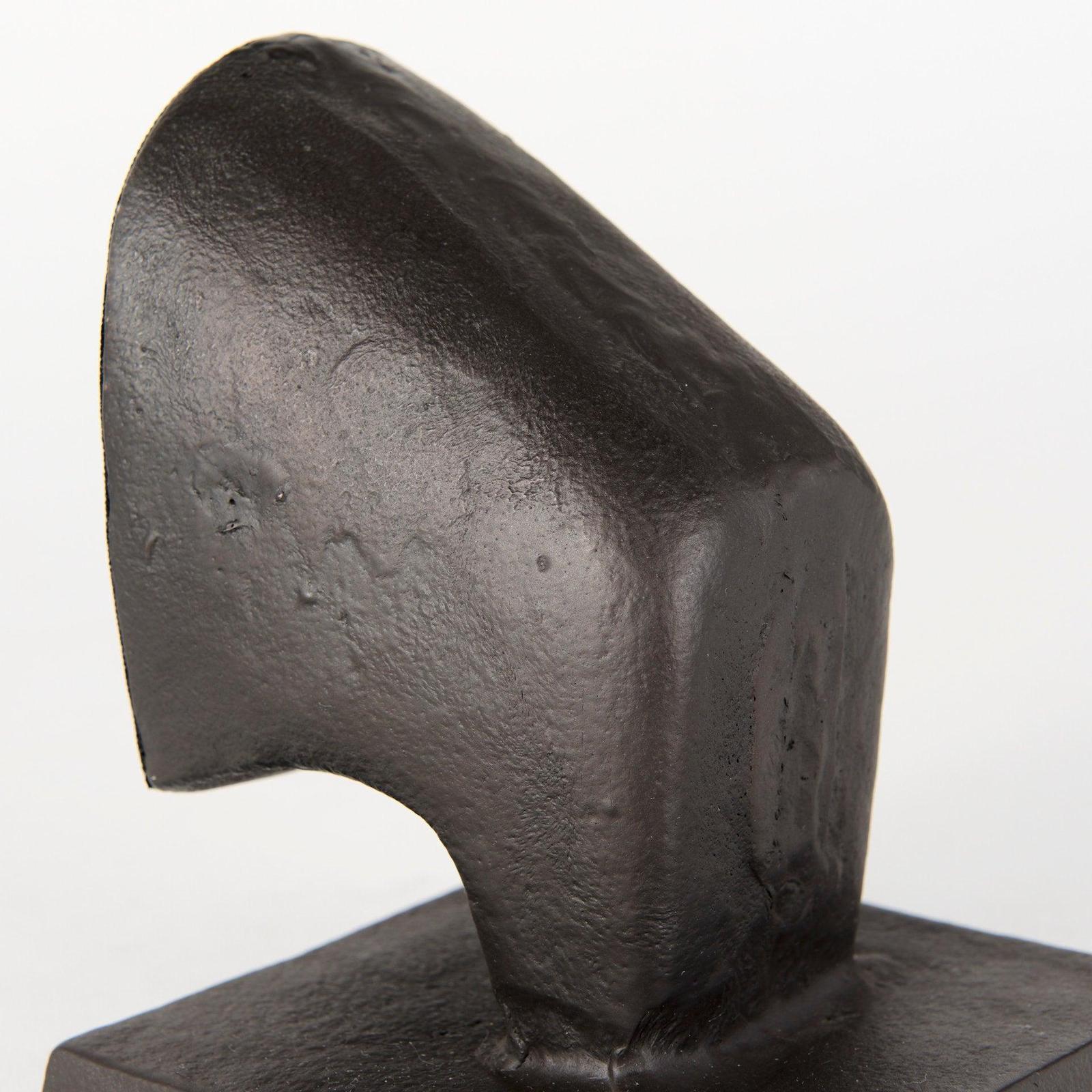 Mercana Taurus Black Cast Aluminum Bull Bookends- Set of 2