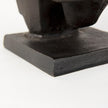 Mercana Taurus Black Cast Aluminum Bull Bookends- Set of 2