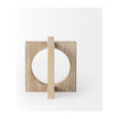 Mercana Cambie Light Brown Wood Small Decorative Object Clearance