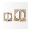 Mercana Cambie Light Brown Wood Small Decorative Object Clearance