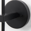 Mercana Clyde Matte Black W/Glass Round Wall Sconce Clearance
