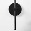Mercana Clyde Matte Black W/Glass Round Wall Sconce Clearance