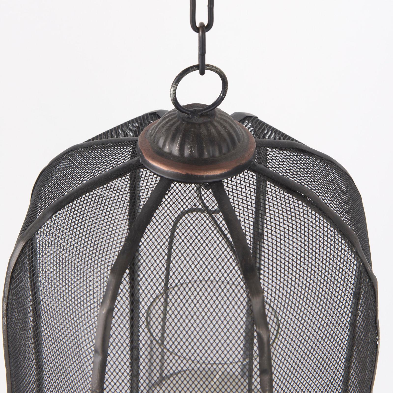 Mercana Jutland Black Metal Bird Cage Candle Holder Lanterns- Set of 3 Clearance