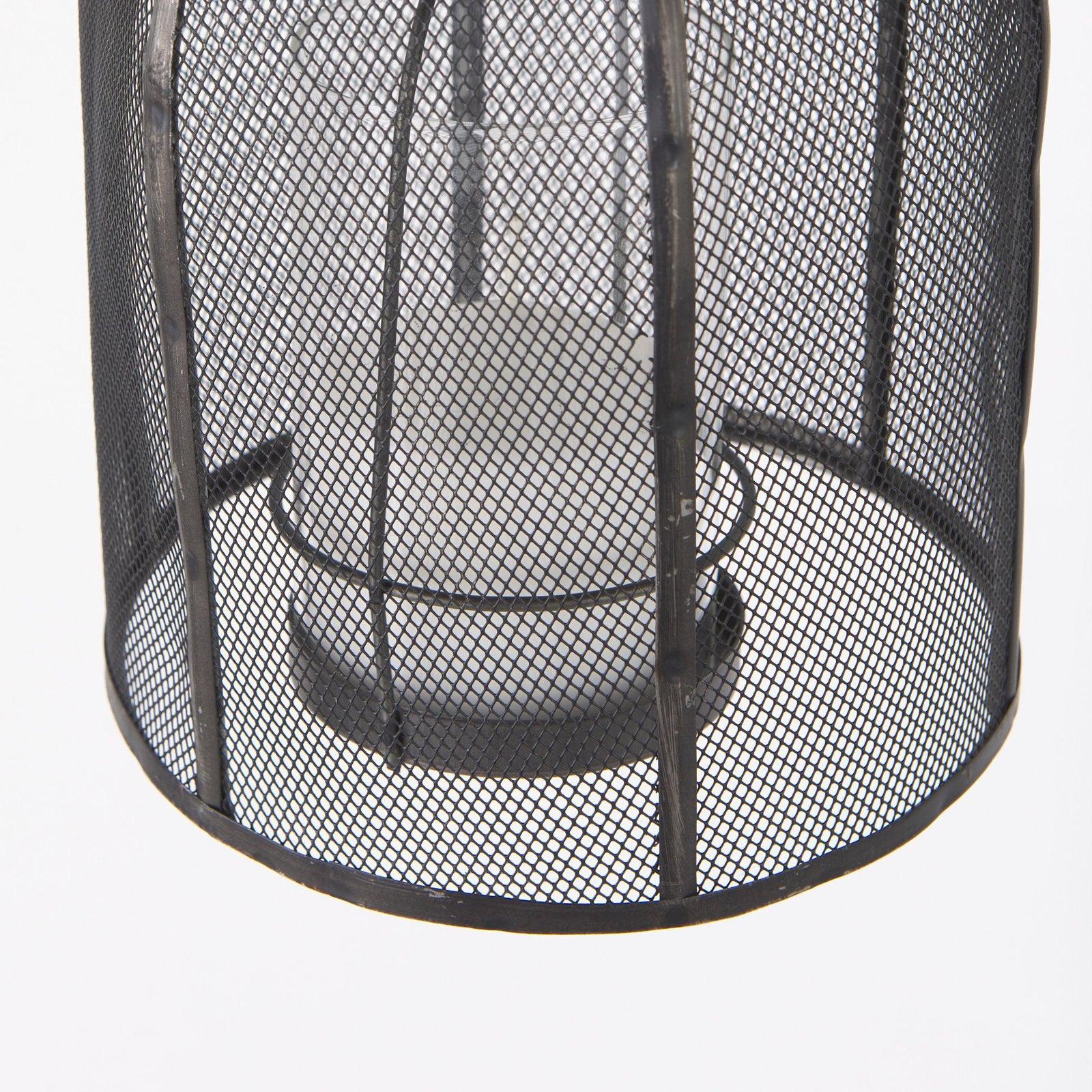 Mercana Jutland Black Metal Bird Cage Candle Holder Lanterns- Set of 3 Clearance