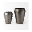 Mercana Elio Metal W/Studs Vase