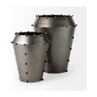 Mercana Elio Metal W/Studs Vase